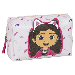 Beauty Case Gabby's Dollhouse in Similpelle Pochette Trucchi da Bagno e Viaggio - 2836