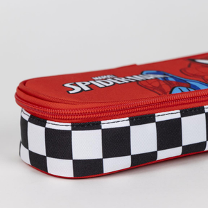 Tombolino Spiderman MARVEL Astuccio Multifunzione Ovale 22,5 CM Portapenne e Colori - 1146