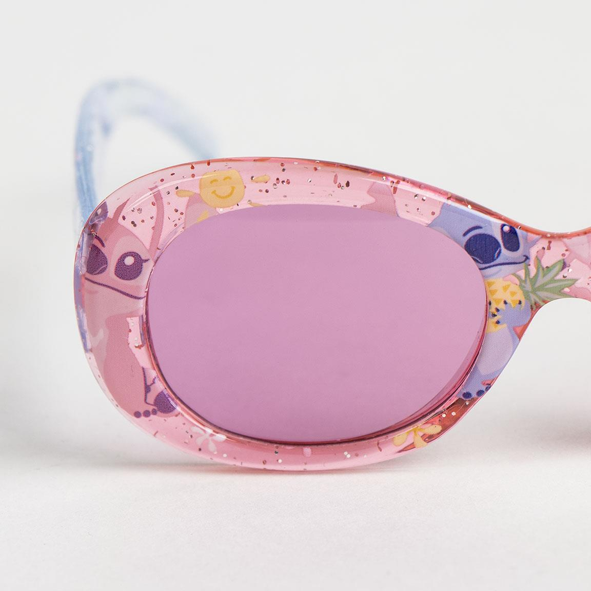 Occhiali da Sole Stitch e Angel DISNEY Glitterati Lenti Ovali Specchiate Filtro Uv400 - 2812