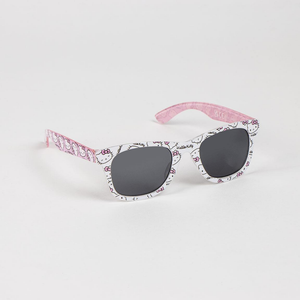 Occhiali da Sole Hello Kitty con Custodia Lenti Rettangolari Filtro Uv400 - 2886-1