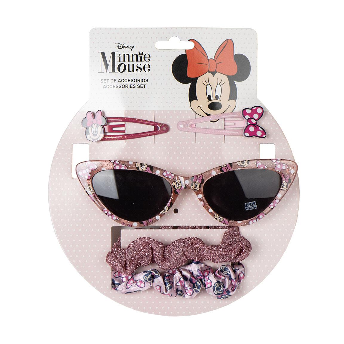 Set Minnie DISNEY Occhiali da Sole e Accessori per Capelli Scrunchies Clic Clac - 2826