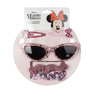 Set Minnie DISNEY Occhiali da Sole e Accessori per Capelli Scrunchies Clic Clac - 2826