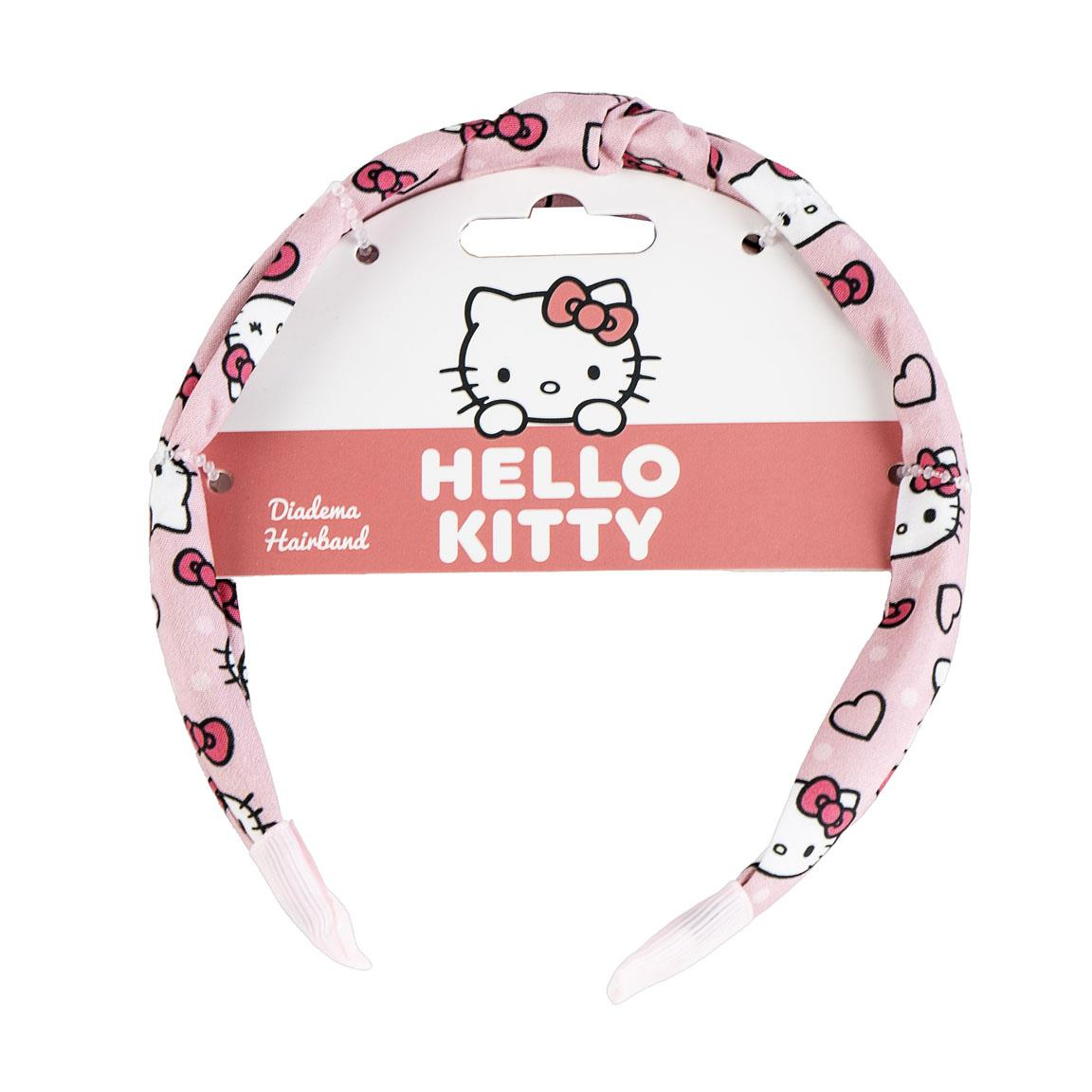 Cerchietto Hello Kitty con Nodo Accessorio Sanrio per Capelli Acconciatura - 3226