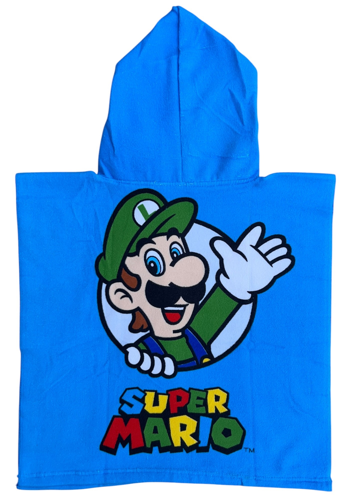 Poncho Mare Super Mario e Luigi 100 X 50 CM Accappatoio per Bambini 100% Pl - Mar36-5180