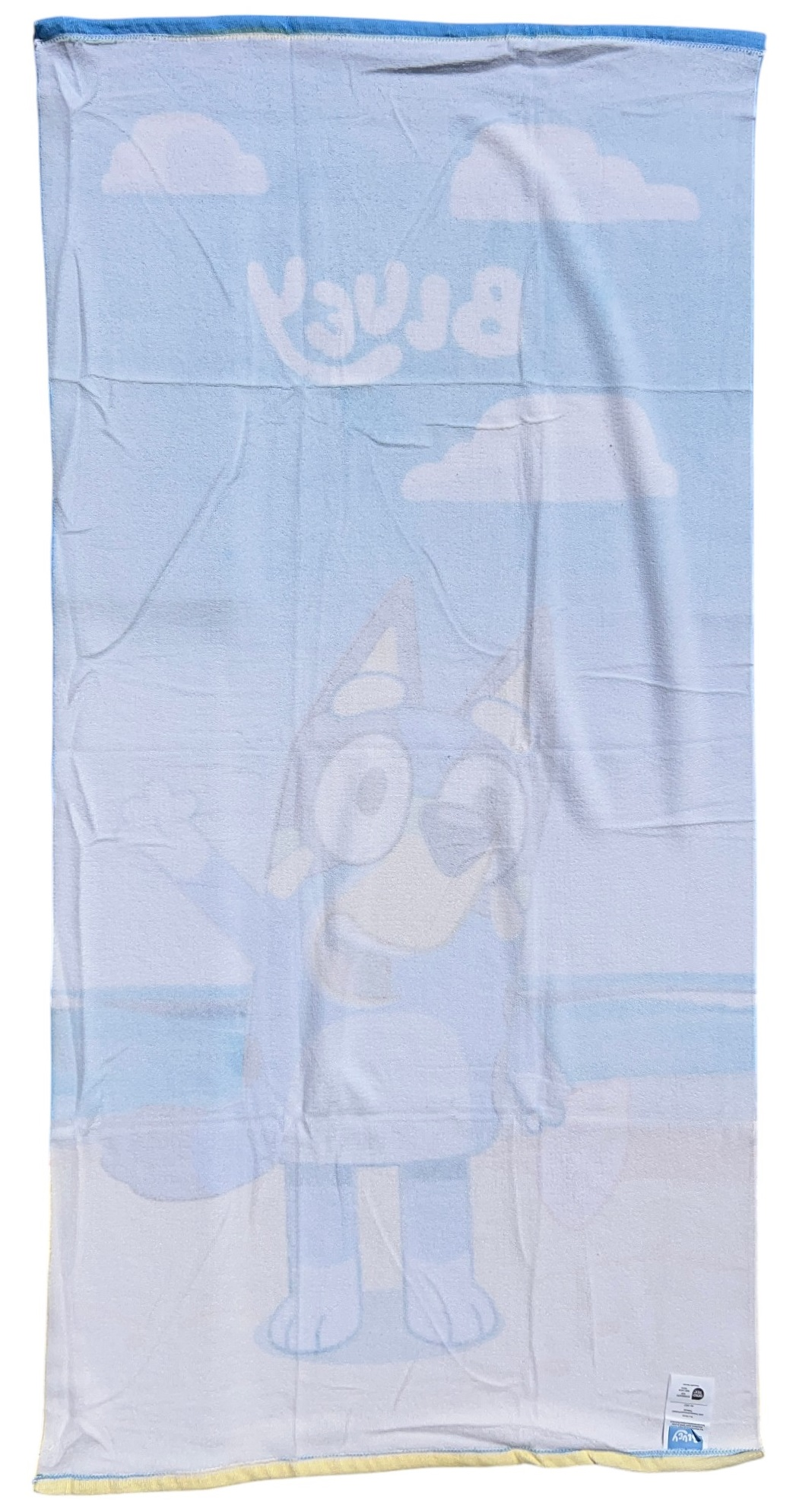 Telo Mare Bluey Asciugamano da Spiaggia per Bambini in Microfibra di Poliestere CM 140x70 - Blu36-5171