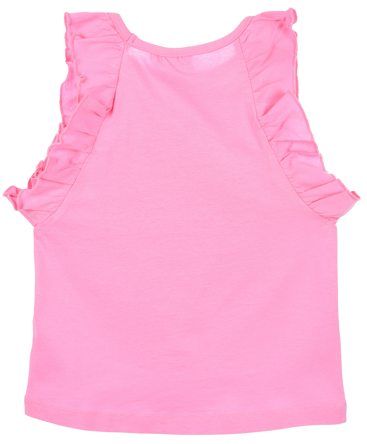 Canotta Angel Stitch DISNEY in Cotone Smanicata con Rouche Bambina - Ye10086.rosa