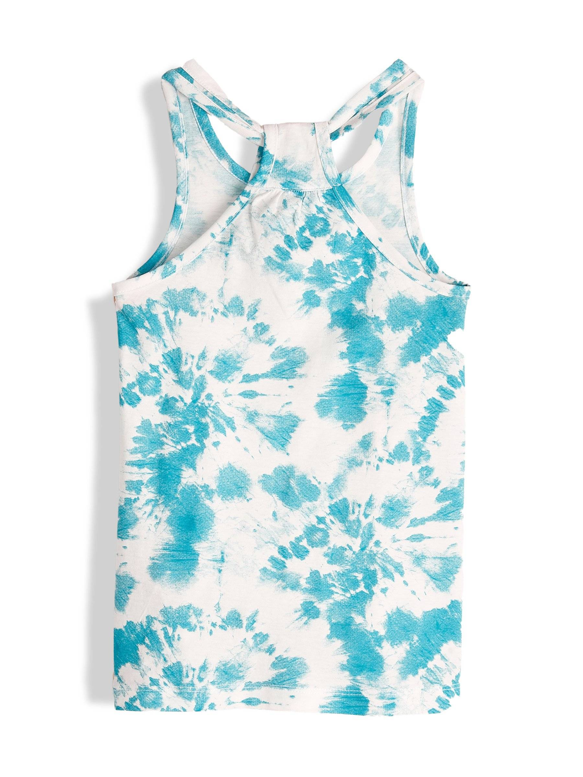 Vestitino Stitch e Angel DISNEY Scamiciata Abito Smanicato in Cotone Grafica Tie-Dye - Ye10074.azzurro