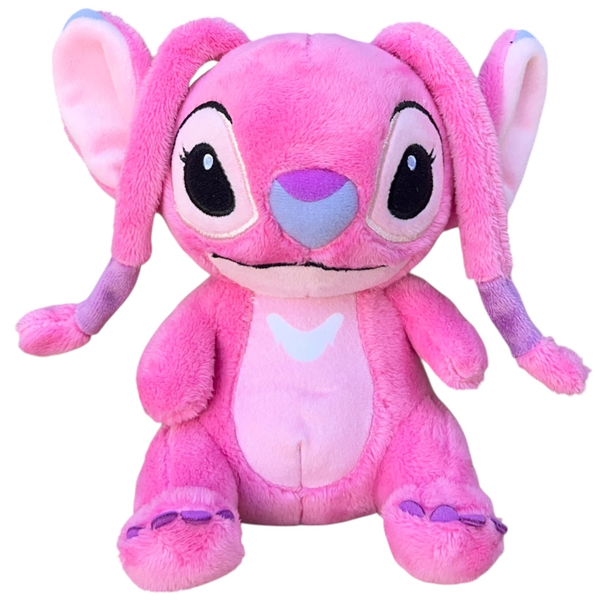 Peluche Angel Stitch DISNEY 18 CM Morbido e Tenero Pupazzo in Formato Mini - 6315870469009angel