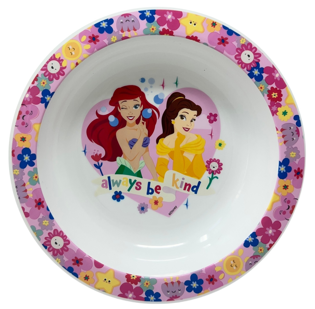 Piatto Fondo Principesse DISNEY Stoviglia 20 CM in Plastica Riutilizzabile Adatto Al Microonde - St82048