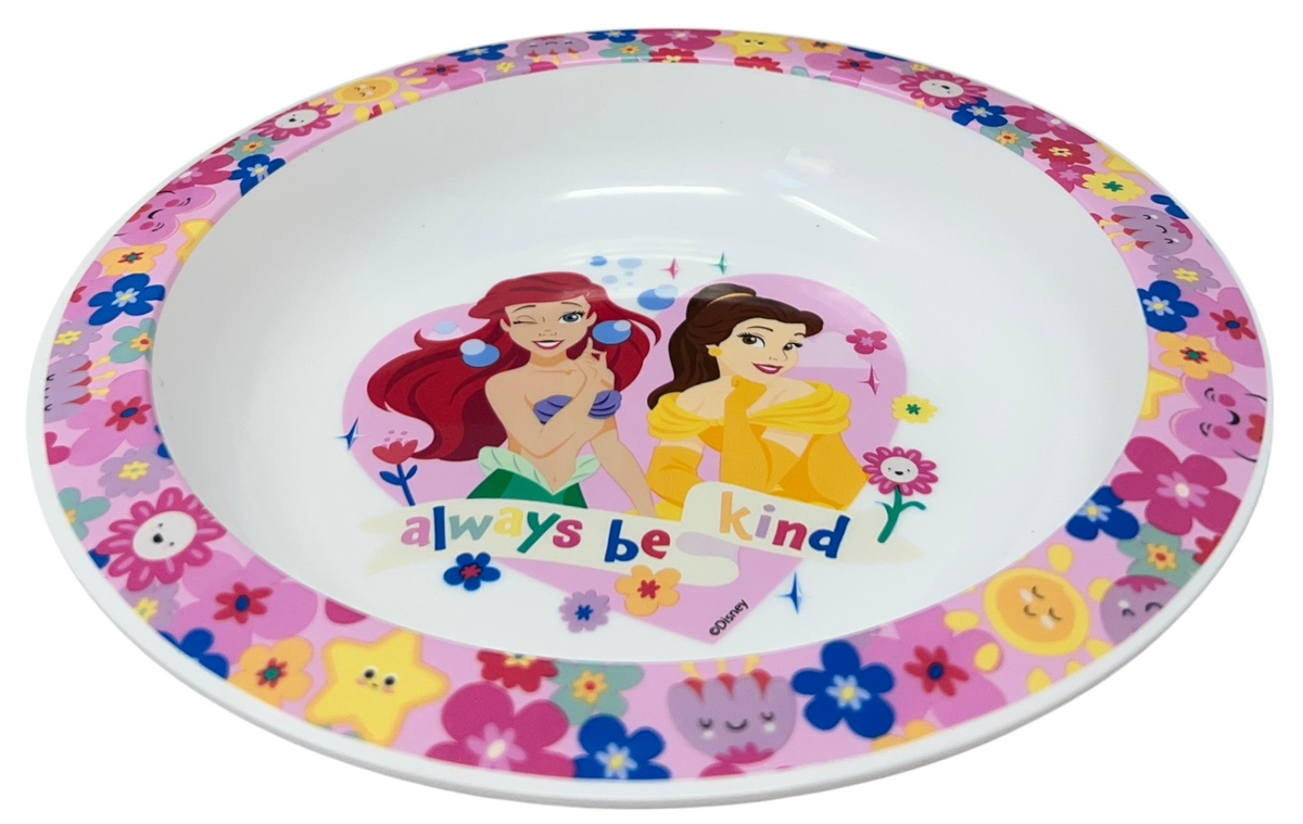 Piatto Fondo Principesse DISNEY Stoviglia 20 CM in Plastica Riutilizzabile Adatto Al Microonde - St82048