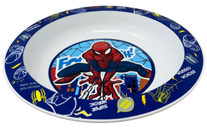 Piatto Fondo Spiderman MARVEL Stoviglia 20 CM in Plastica Riutilizzabile Adatto Al Microonde - St83548