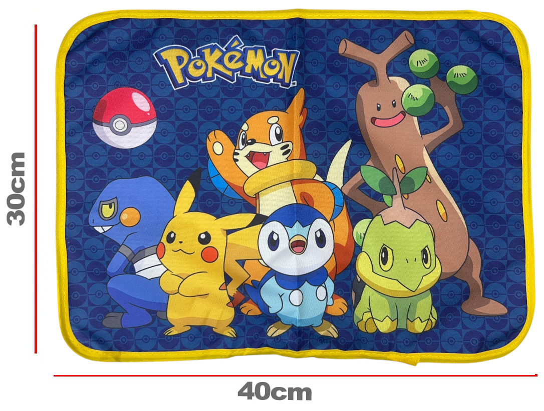 Tovaglietta Pikachu Pokémon Colazione Scuola in Poliestere Impermeabile Cm. 40x30 - Tv20pk