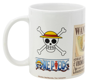 Tazza Mug One Piece Wanted in Ceramica 325 Ml Adatta Al Microonde e Lavastoviglie in Confezione - Stt515