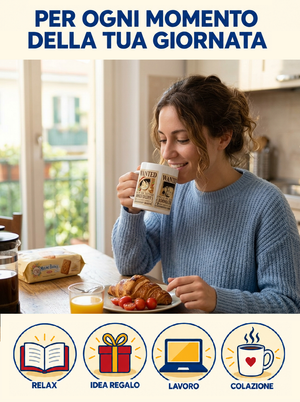 Tazza Mug One Piece Wanted in Ceramica 325 Ml Adatta Al Microonde e Lavastoviglie in Confezione - Stt515