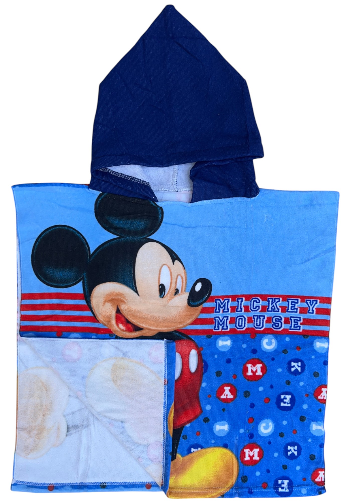 Poncho Mare Topolino DISNEY 100 X 50 CM Accappatoio per Bambini 100% Pl - Mic36-5185