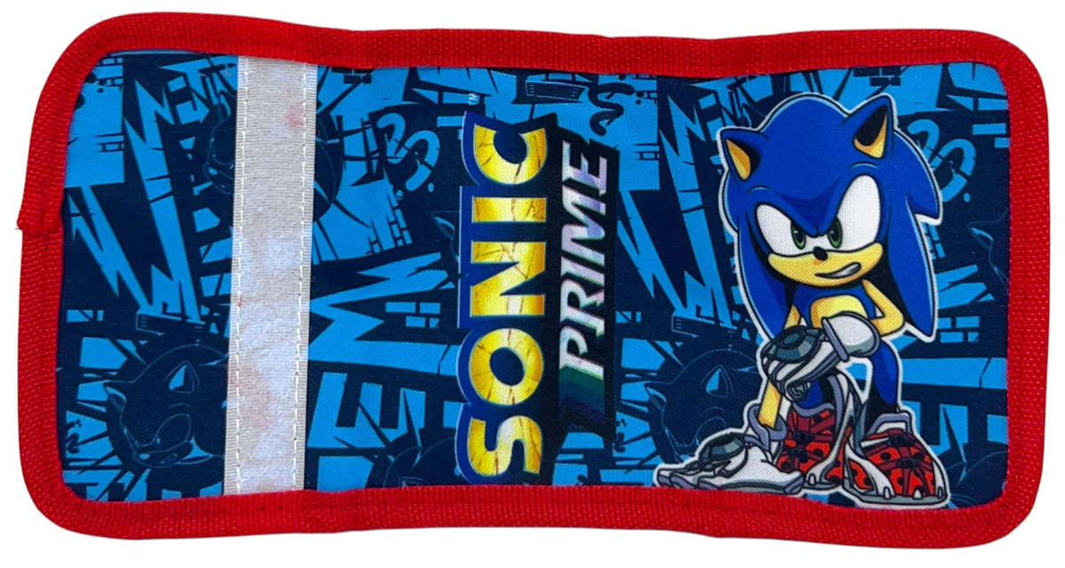 Portafoglio Sonic Prime con Chiusura a Velcro Accessorio per Bambini 13 X 8 CM - Son24-1724