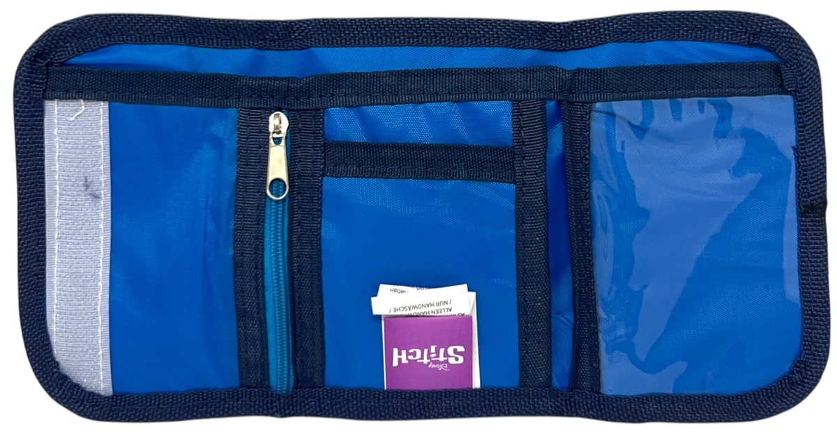 Portafoglio Stitch DISNEY con Chiusura a Velcro Accessorio per Bambini 13 X 8 CM - Lil36-0872