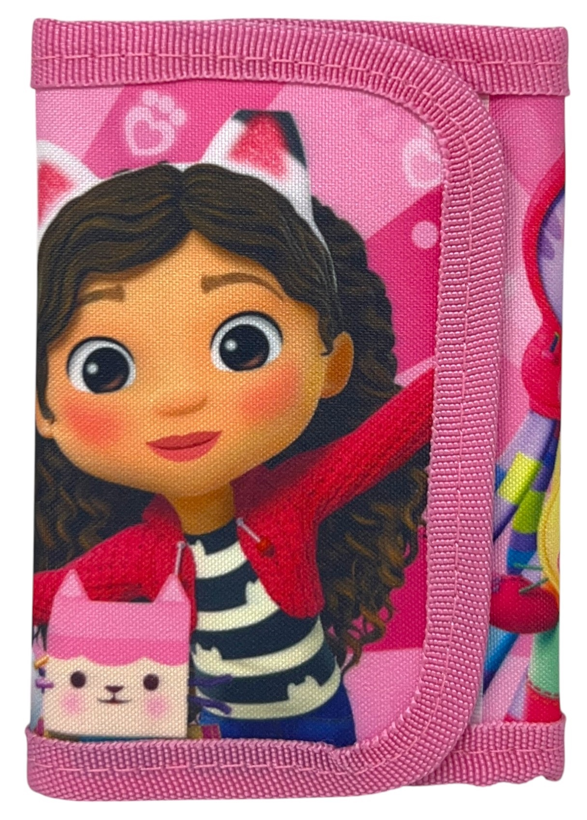 Portafoglio Gabby's Dollhouse con Chiusura a Velcro Accessorio per Bambine 13 X 8 CM - Gab36-0888