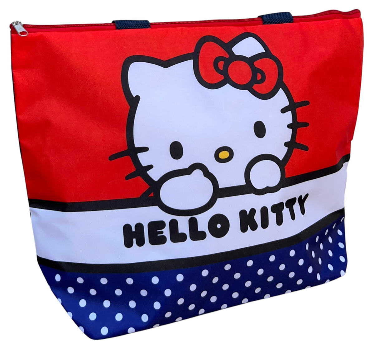 Borsa Mare Hello Kitty Sanrio con Manici da Spiaggia Shopping Tempo Libero 45 CM  - Hk36-1204