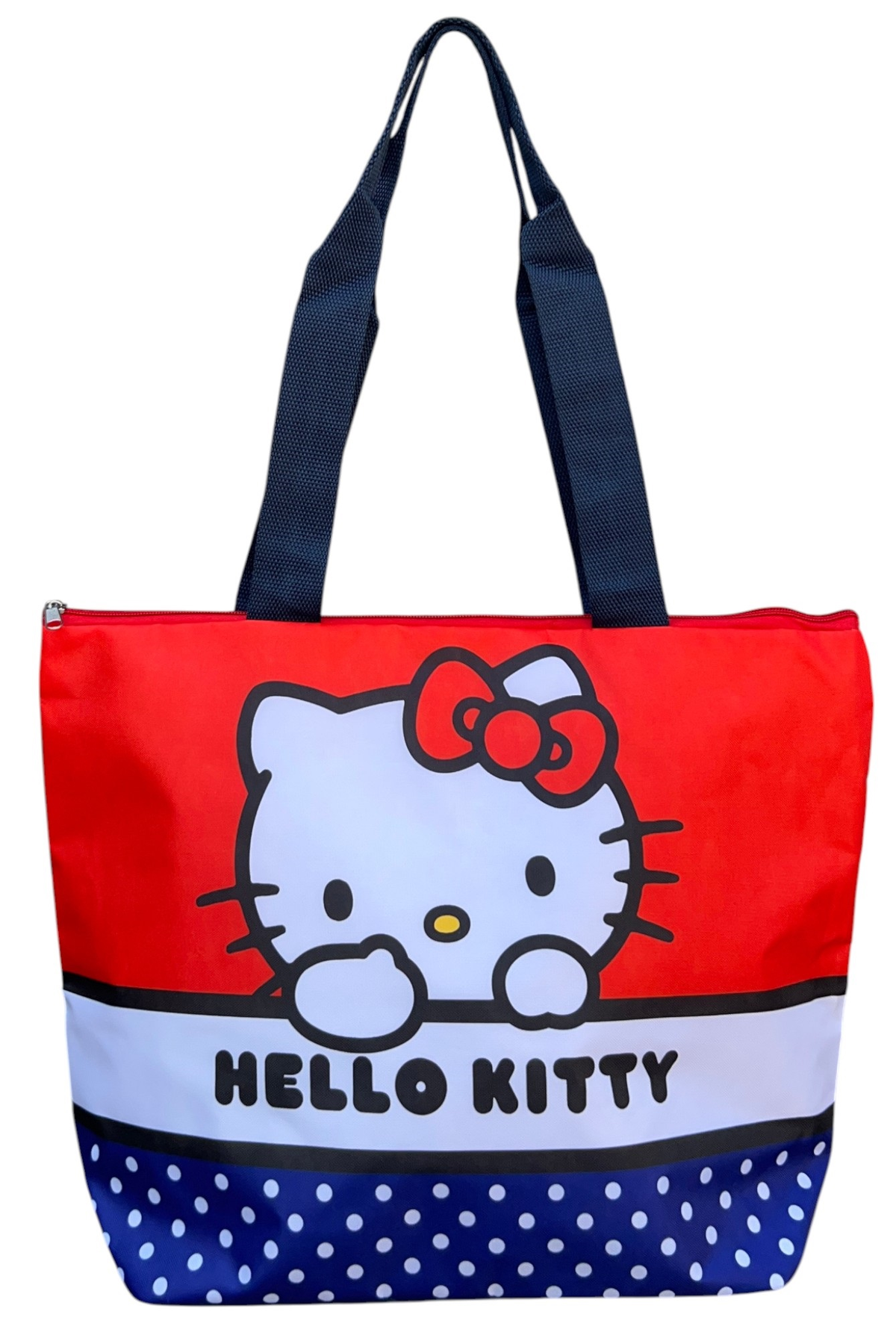 Borsa Mare Hello Kitty Sanrio con Manici da Spiaggia Shopping Tempo Libero 45 CM  - Hk36-1204