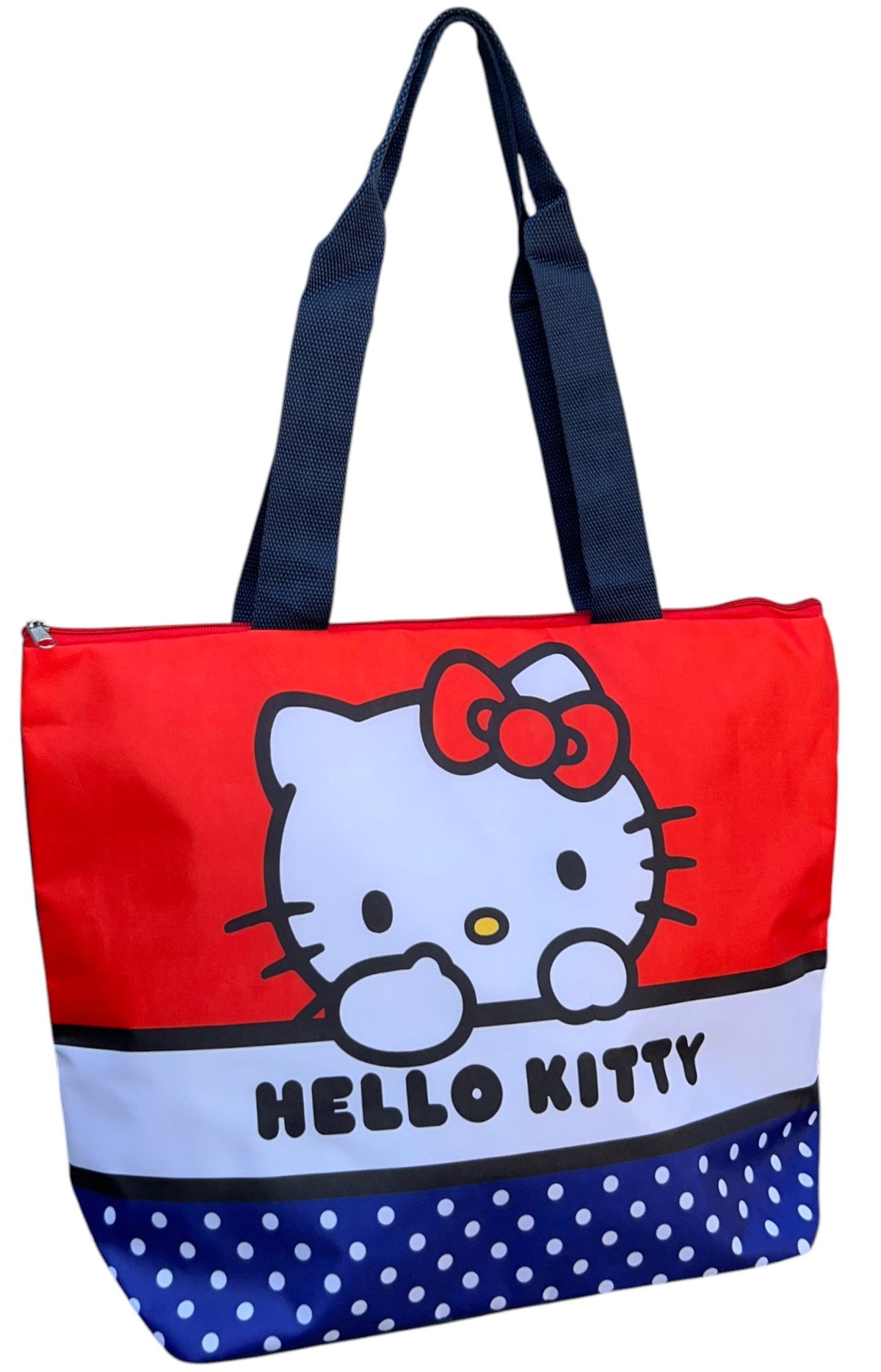Borsa Mare Hello Kitty Sanrio con Manici da Spiaggia Shopping Tempo Libero 45 CM  - Hk36-1204