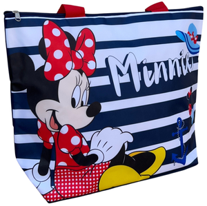 Borsa Mare Minnie Mouse DISNEY con Manici da Spiaggia Shopping Tempo Libero 45 CM - Min36-1581