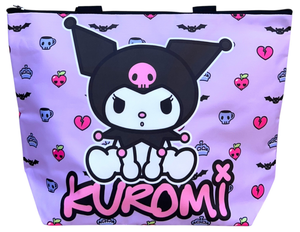 Borsa Mare Kuromi Sanrio con Manici da Spiaggia Shopping Tempo Libero 45 CM - Hk36-1688