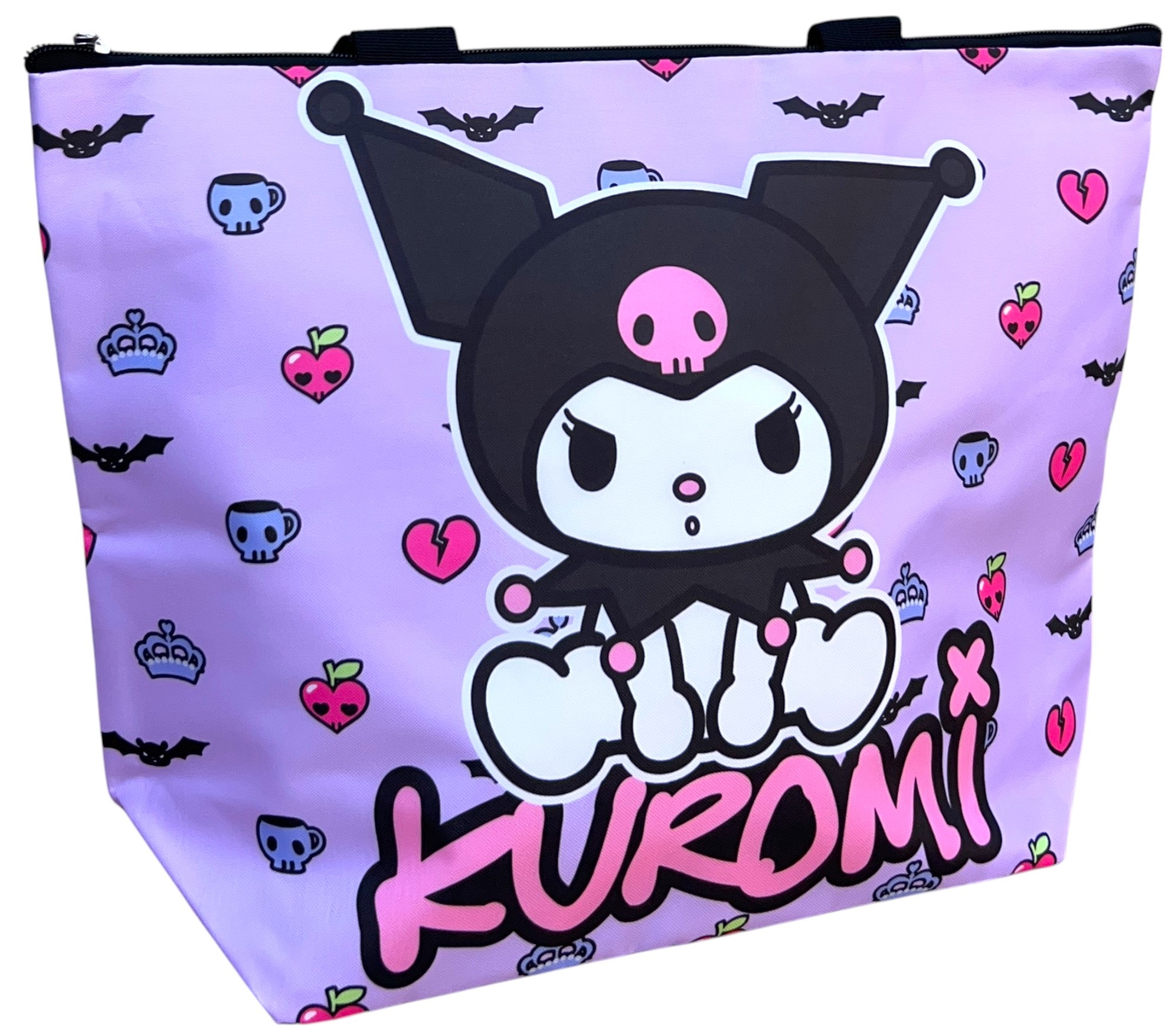 Borsa Mare Kuromi Sanrio con Manici da Spiaggia Shopping Tempo Libero 45 CM - Hk36-1688