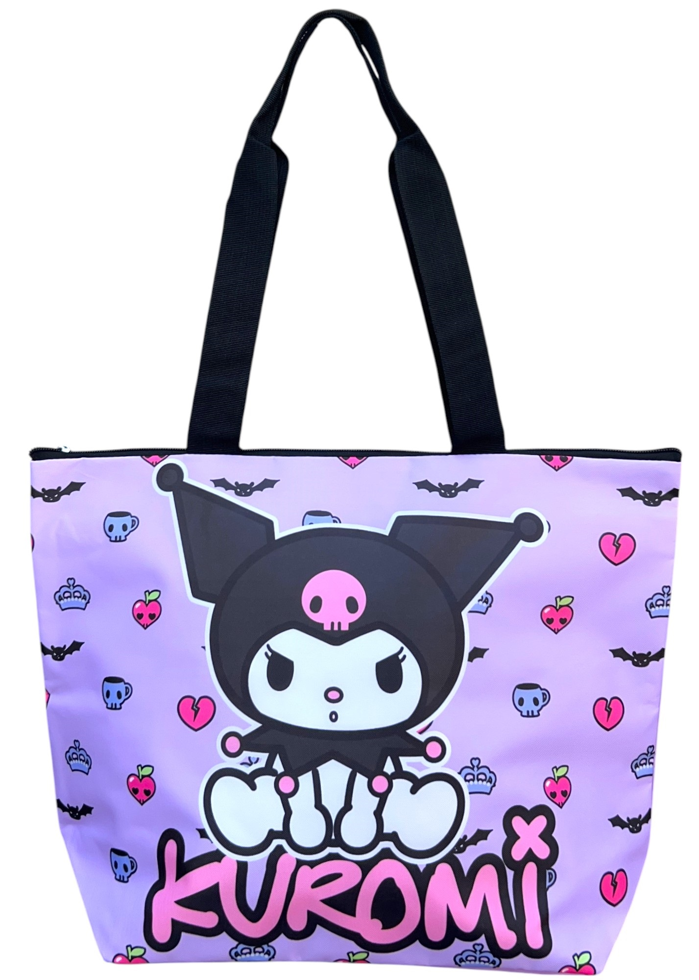Borsa Mare Kuromi Sanrio con Manici da Spiaggia Shopping Tempo Libero 45 CM - Hk36-1688