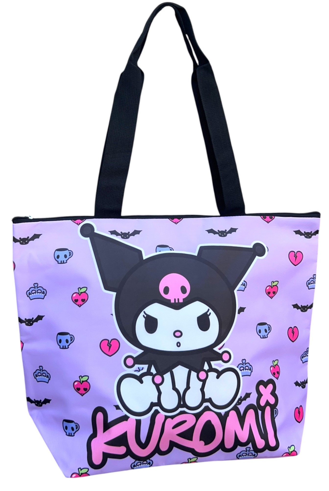 Borsa Mare Kuromi Sanrio con Manici da Spiaggia Shopping Tempo Libero 45 CM - Hk36-1688