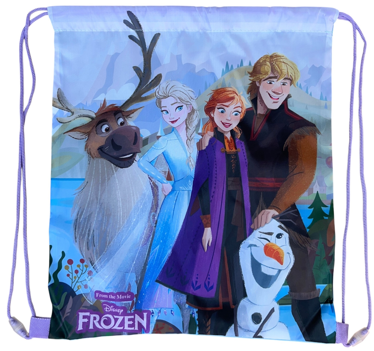 Sacca Frozen DISNEY Borsa Sportiva Tempo Libero con Chiusura a Coulisse 40x35 CM -  Fro36-0781