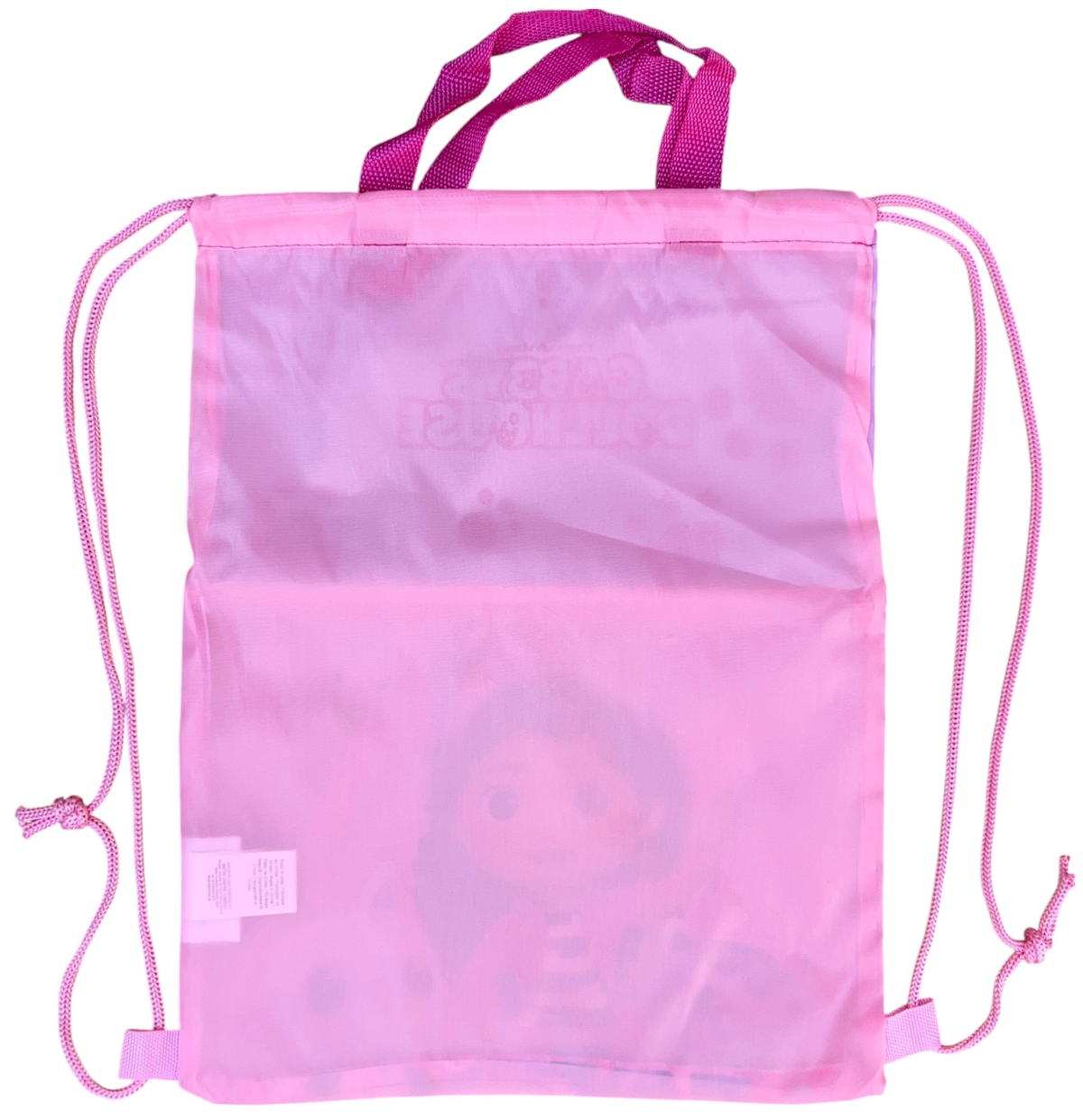 Sacca Deluxe Gabby's Dollhouse con Chiusura a Coulisse Tasca Frontale Borsa Tempo Libero Palestra Cm. 45x34,5 - Gab36-0901
