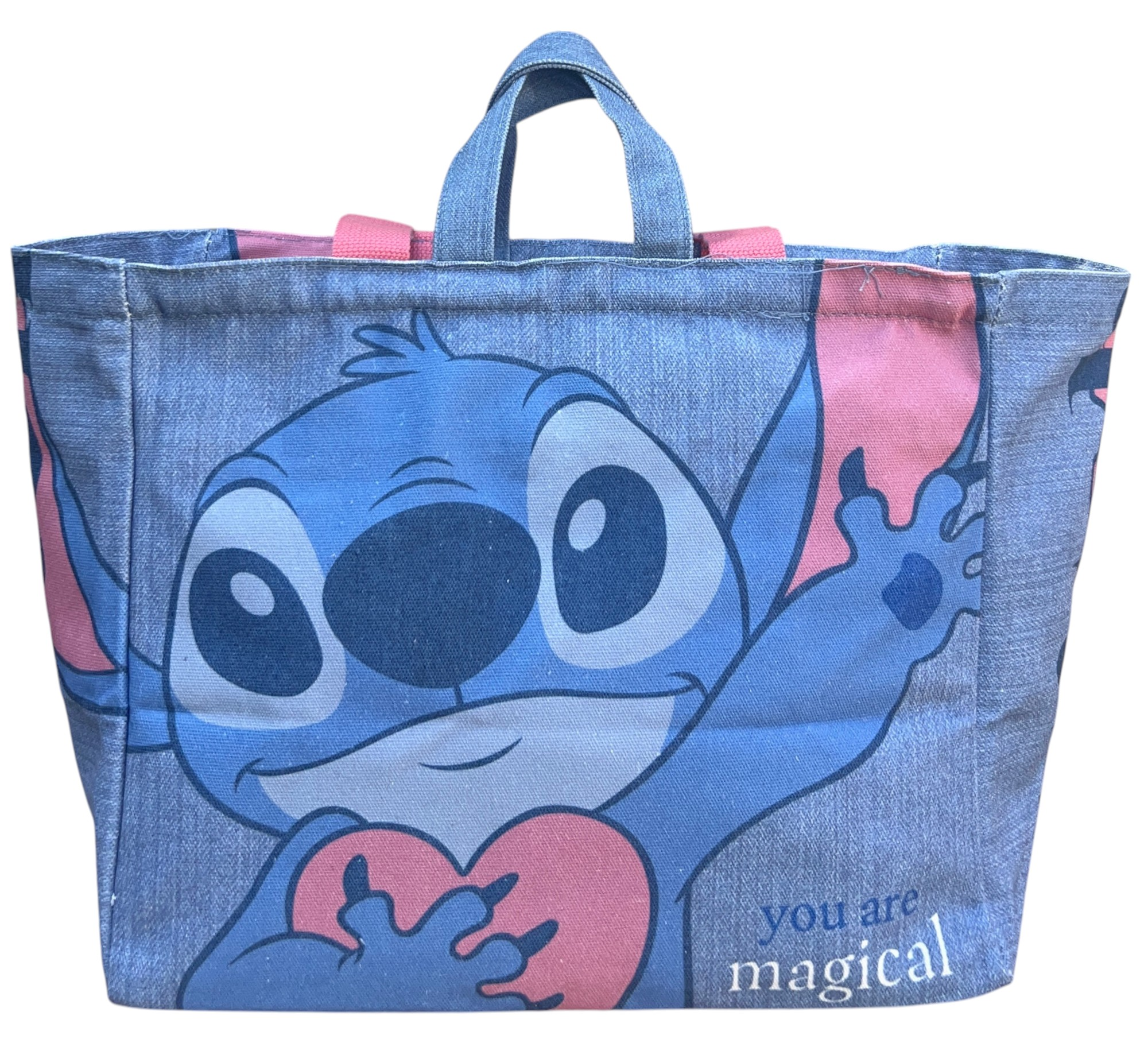 Borsa con Manici Stitch DISNEY Shopper con Tracolla Borsa Mare Tempo Libero - D11426mc
