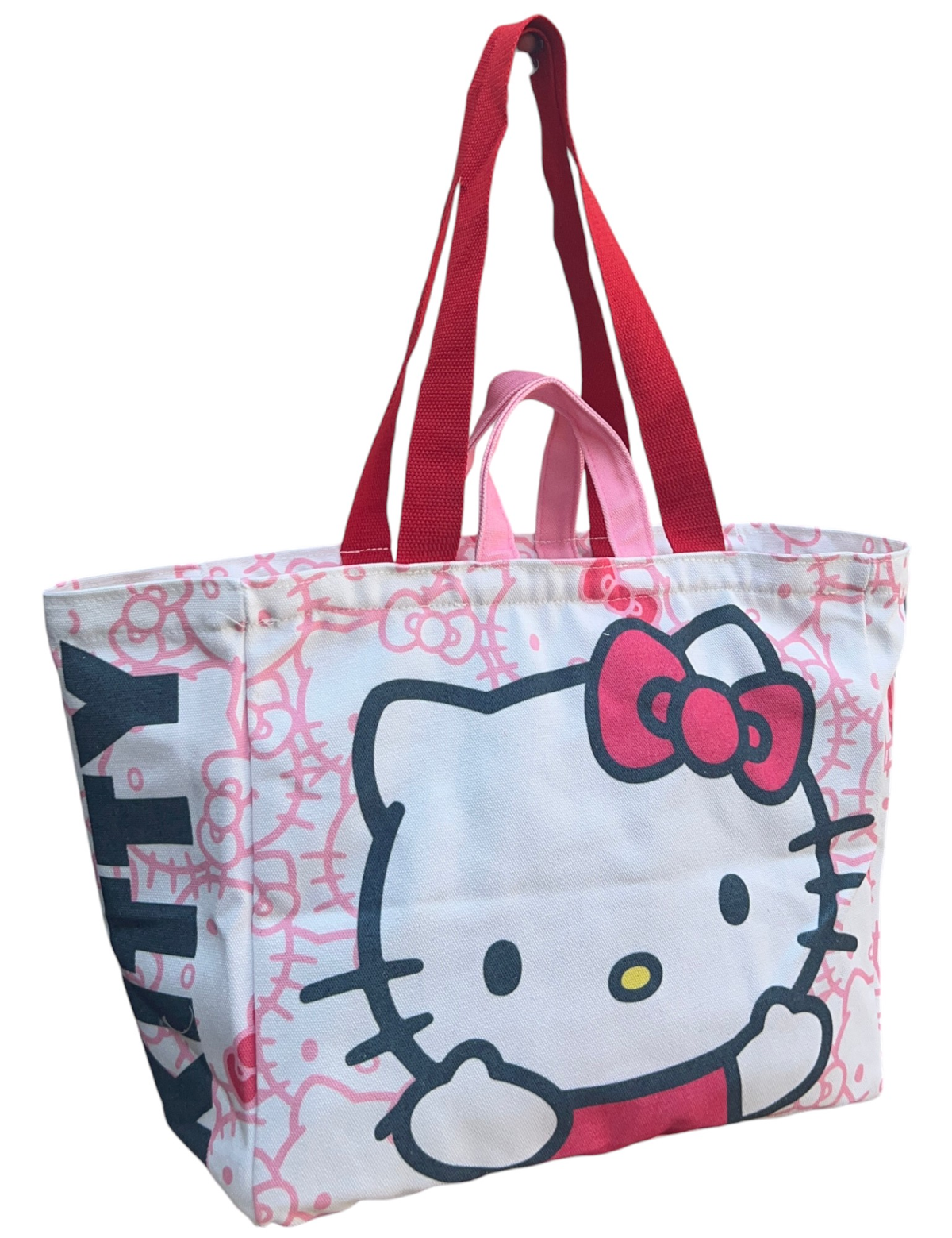 Borsa con Manici Hello Kitty Sanrio Shopper con Tracolla Borsa Mare Tempo Libero - H11421mc