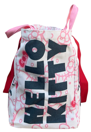 Borsa con Manici Hello Kitty Sanrio Shopper con Tracolla Borsa Mare Tempo Libero - H11421mc