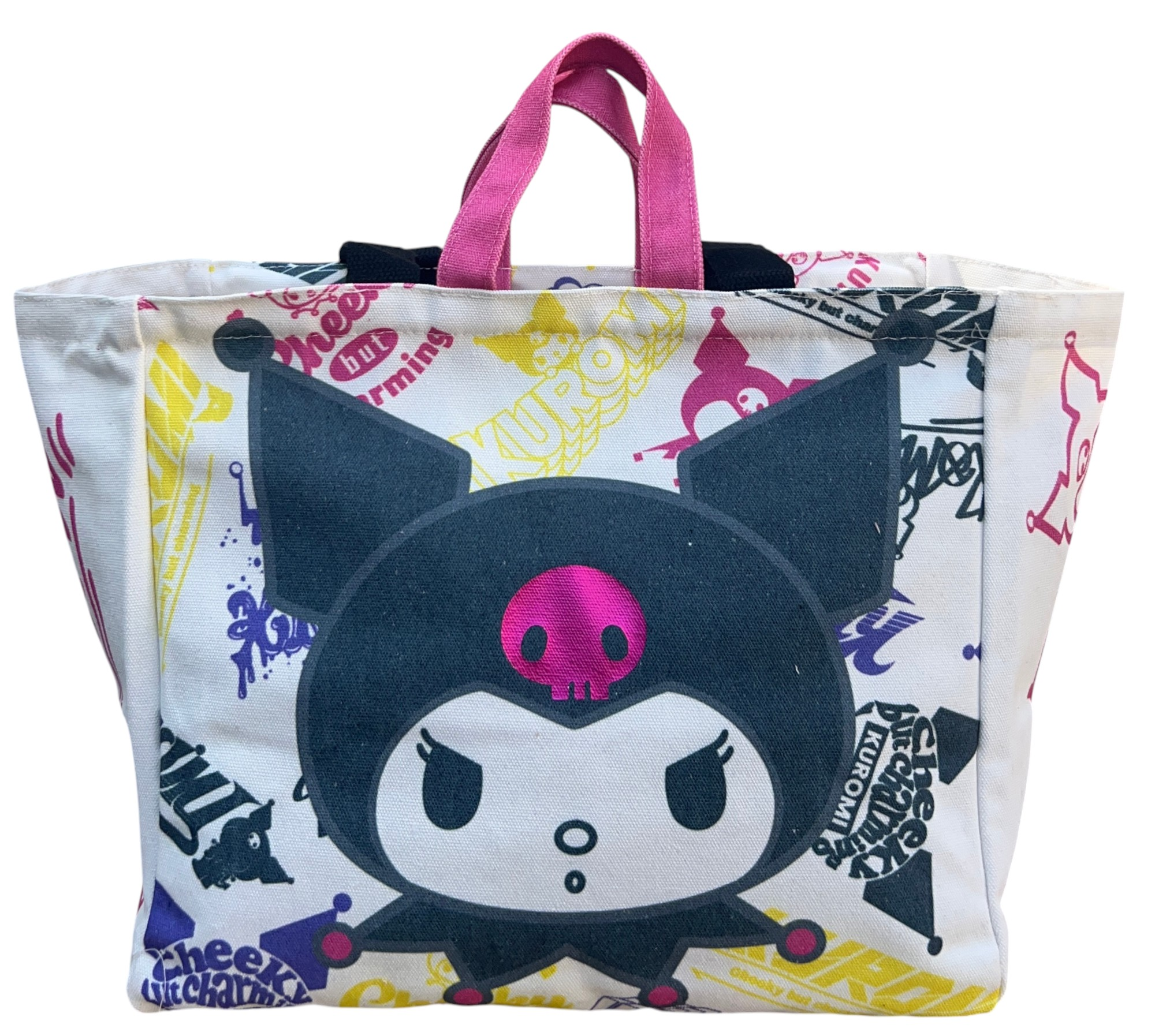 Borsa con Manici Kuromi Sanrio Shopper con Tracolla Borsa Mare Tempo Libero - H11437mc