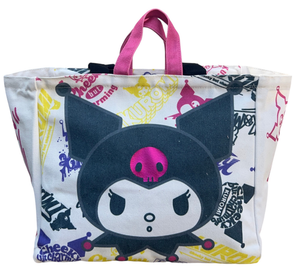 Borsa con Manici Kuromi Sanrio Shopper con Tracolla Borsa Mare Tempo Libero - H11437mc