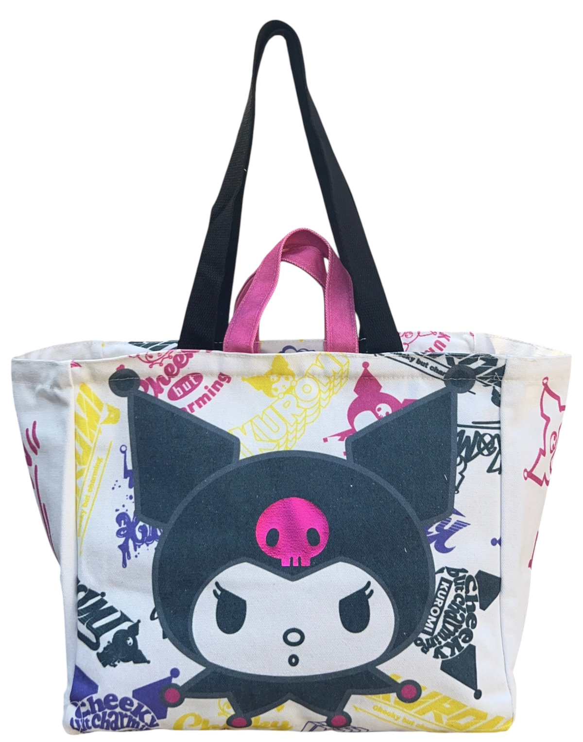 Borsa con Manici Kuromi Sanrio Shopper con Tracolla Borsa Mare Tempo Libero - H11437mc