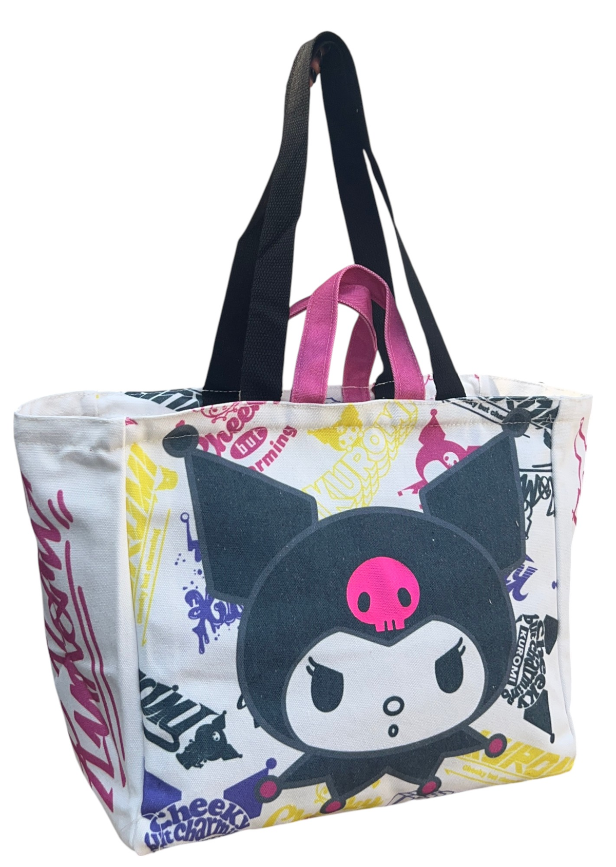 Borsa con Manici Kuromi Sanrio Shopper con Tracolla Borsa Mare Tempo Libero - H11437mc