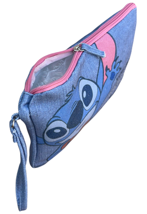 Beauty Case Stitch DISNEY Pochette Mare con Laccetto Organizer Borsa - D11435mc