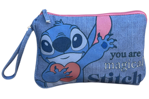 Beauty Case Stitch DISNEY Pochette Mare con Laccetto Organizer Borsa - D11435mc