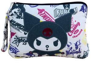 Beauty Case Kuromi Sanrio Pochette Mare con Laccetto Organizer Borsa - H11438mc