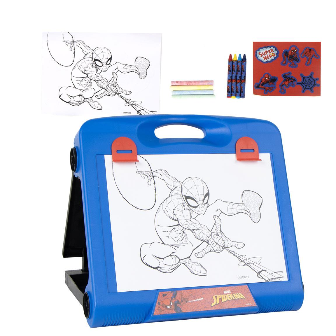Lavagna Portatile Spiderman MARVEL Kit Creatività Lavagnetta Richiudibile - 1810