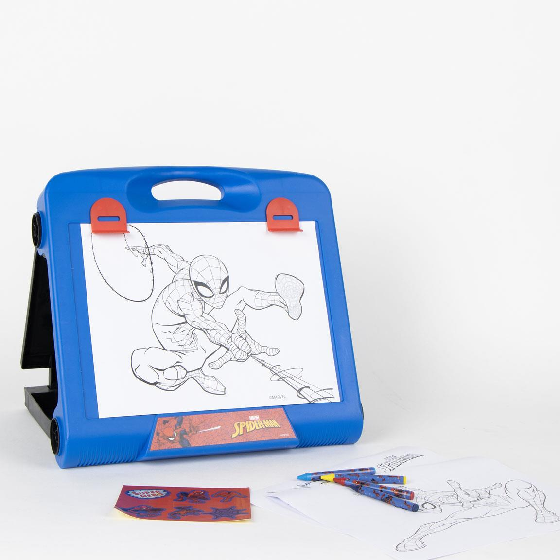 Lavagna Portatile Spiderman MARVEL Kit Creatività Lavagnetta Richiudibile - 1810