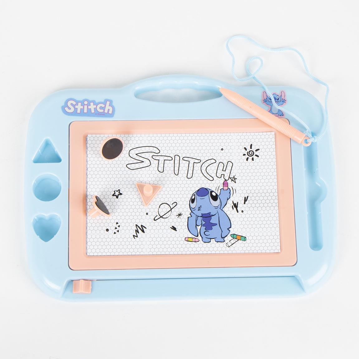 Lavagnetta Magnetica Stitch DISNEY Kit Creatività Penna Timbrini - 1817