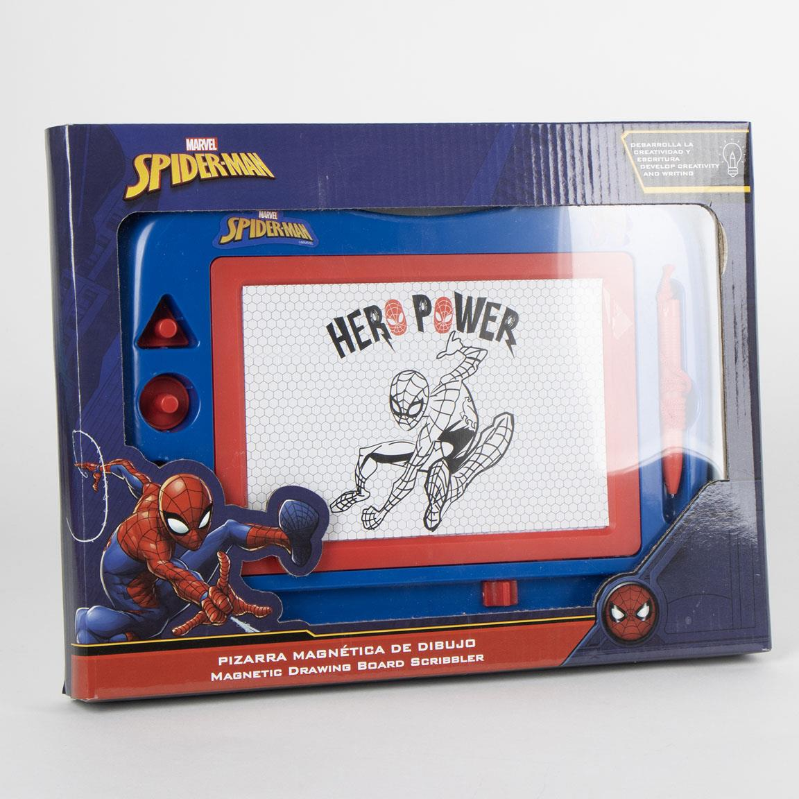 Lavagnetta Magnetica Spiderman MARVEL Kit Creatività Penna Timbrini - 1815
