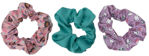 Scrunchies Gabby's Dollhouse Set 3 Pezzi Elastici Morbidi per Capelli- 3454