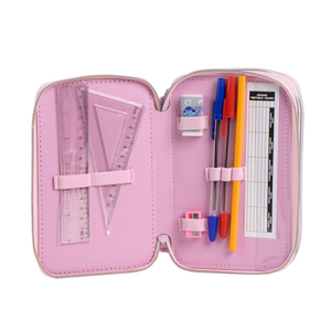 Astuccio Scuola Stitch DISNEY Multiscomparto 3 Zip Portacolori Giotto - 1652