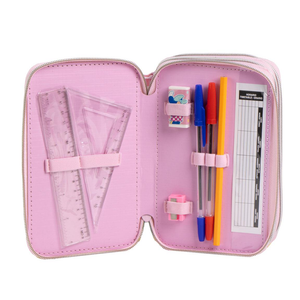 Astuccio Scuola Minnie e Paperina DISNEY Multiscomparto 3 Zip Portacolori Giotto - 1653