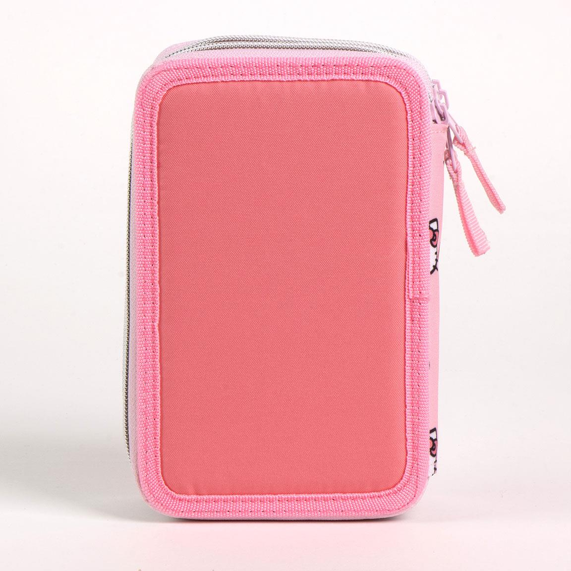 Astuccio Scuola Hello Kitty Sanrio Multiscomparto 3 Zip Portacolori Giotto - 1654